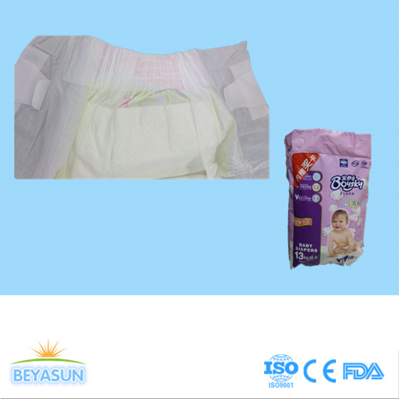 Custom All Natural Disposable Diapers For Sensitive Skin With Cottony