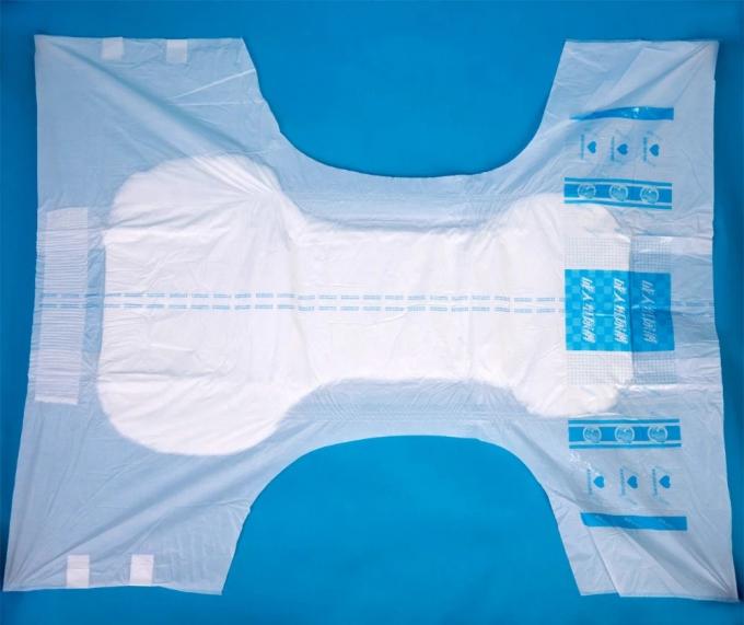 PE Film Cover Thick Extra Absorbent Adult Disposable Diapers Printed