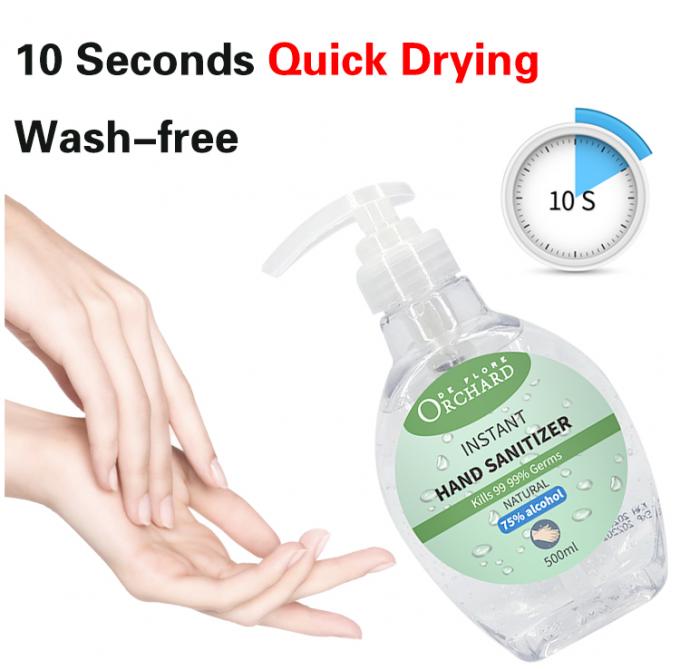 Antibacterial Liquid Instant 75 Alcohol Hand Wash Sanitizer Gel Bulk