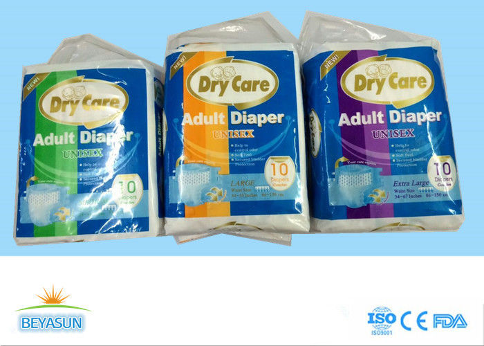 All Natural Non Toxic Disposable Adult Diapers / Nappies With Wetness Indicator