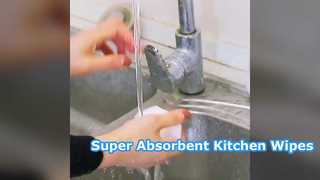 Reusable Kitchen Wipes Absorbent Cleaning Cloths