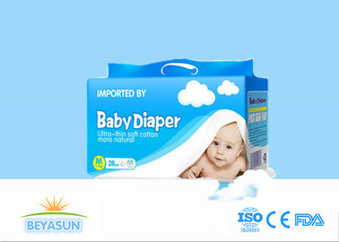 Breathable Custom Patterned Disposable Diapers Fluff Pulp Material