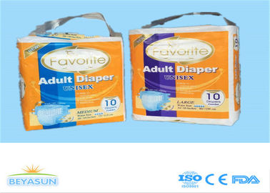Medical Single Tab Adult Disposable Diapers For Old Age People , Non - Toxic
