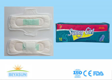 Hypoallergenic Maternity Sanitary Pads With Wings For Night Use , CE ISO Listed