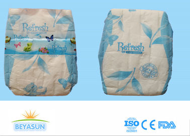 Breathable Baby Diaper Infant Baby Diapers With PE Backsheet PP Tape