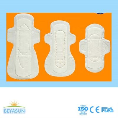 Breathable SAP Bamboo Pulp Girls Wearing Sanitary Napkin 320mm