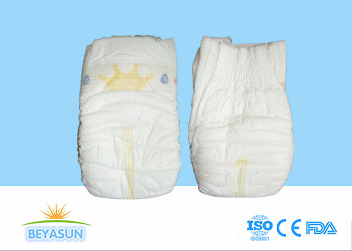 Super Soft Newborn Baby Diapers , Newborn Disposable Nappies For
