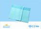Disposable Incontinence Bed Pads / Breathable Blue Hospital Bed Pads