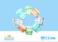 Cotton Eco Friendly Disposable Diapers 3D Leak Prevention Channel Anti Leak