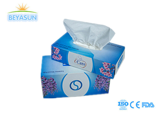 Soft 2 Ply 14GSM Paper Virgin Wood Pulp White Cube Box Facial Tissue
