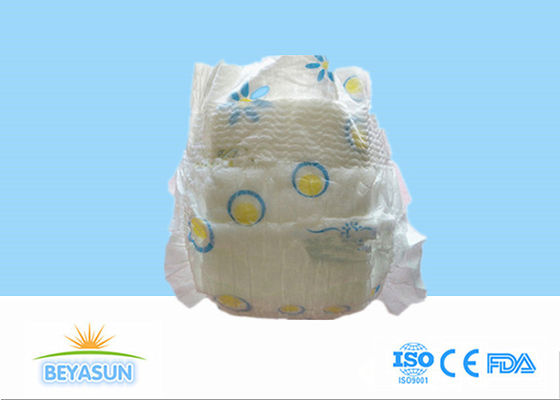 Printed Infant Baby Diapers , Healthy Disposable Diapers For Babies With Sensitive Skin