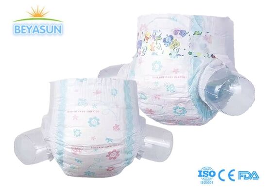 Professional OEM Manufacture Supply Elastic Waistband Breathable Disposable Printed Baby Diaper Pants