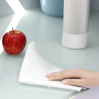 Non-woven Kitchen Wipes and Reusable Cleaning Cloth with High Absorbency Lint Free and Customizable Size