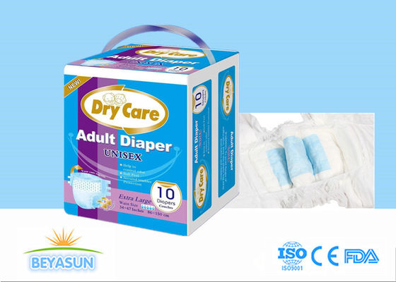 480ml 640ml 800ml Absorption Disposable Adult Diapers With PE Backsheet