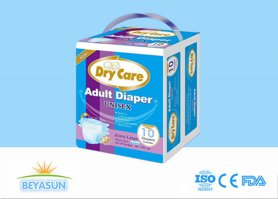 3D Leak Prevention Printed PE Backsheet Adult Diapers Large Size