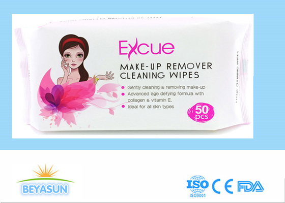 Sensitive Skin Care Makeup Remover Wet Wipes Soft Biodegradable